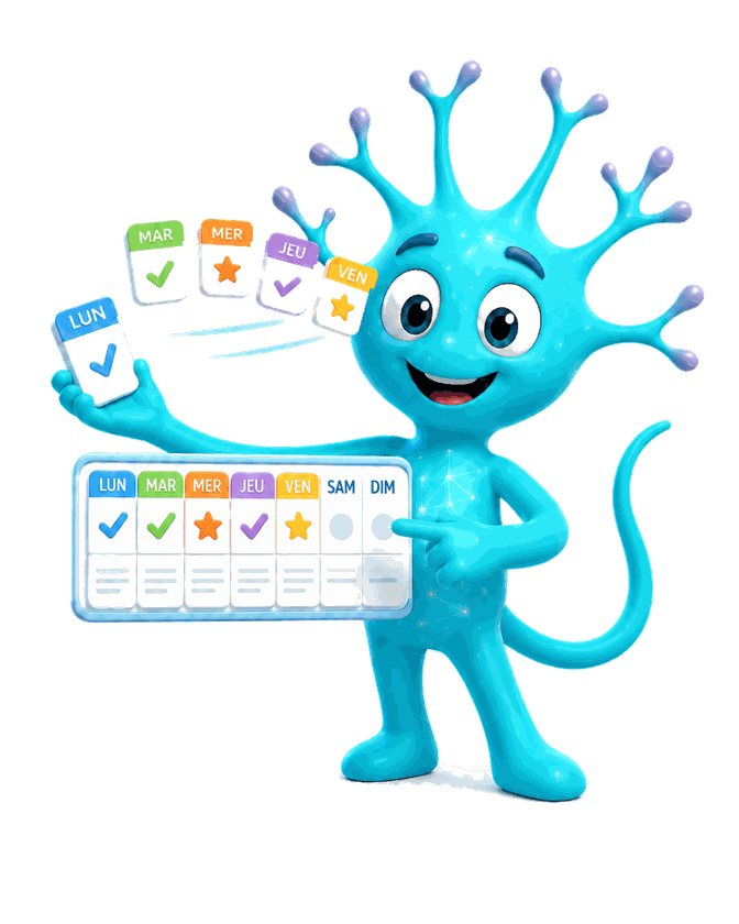Mascotte Synap'School — formule personnalisée à la carte