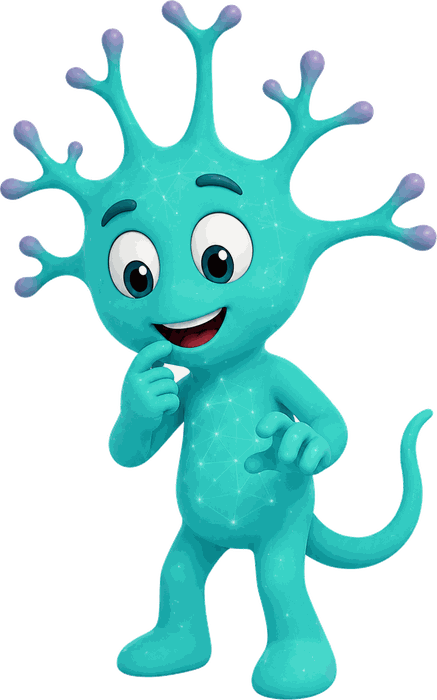Mascotte Synapi curieuse - séance découverte Synap'School